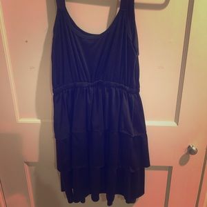 Simple black, layered dress